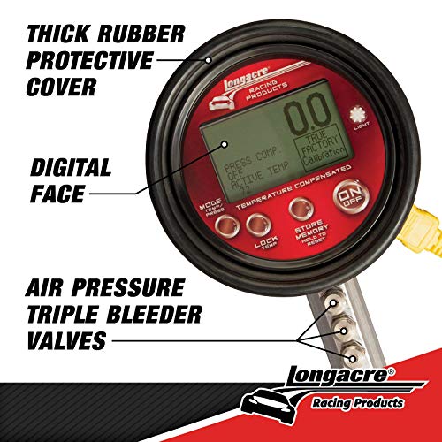 Longacre 52-53050 Digital Tire Pres. Gauge 0-100 Psi #TOP1