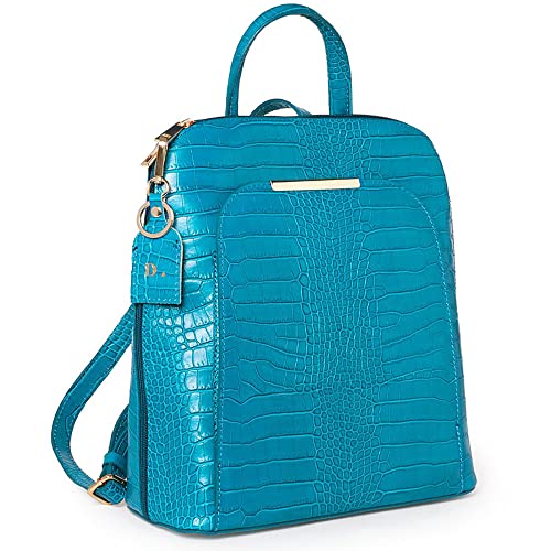 Sac à dos cuir femme fait main bleu l'élégance italienne au quotidien