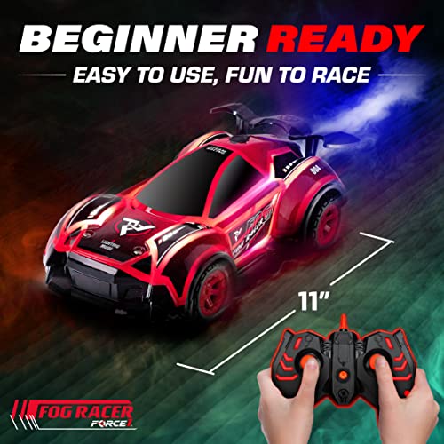 image for Force1 Fog Racer Remote Control Car for Kids- Fast RC Car High Speed L