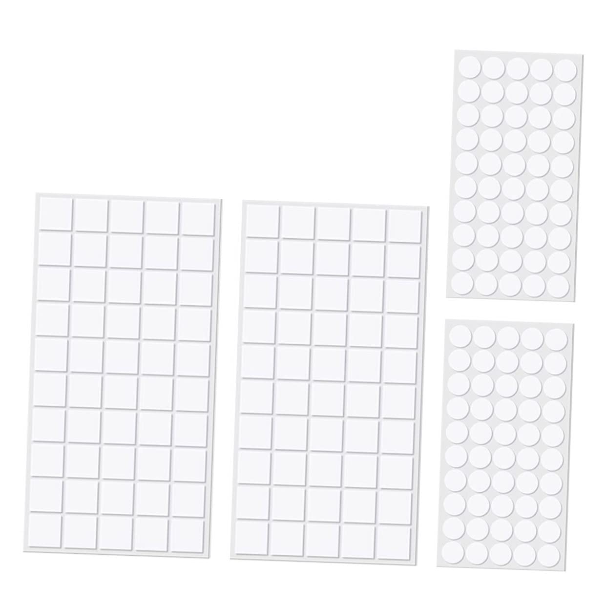 LALAFINA Double-Sided Tape Craft 200pcs Invisible Adhesive Dots Thin Double Sided Tape for DIY Projects