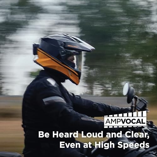Image of BluArmor C60 Pro RIDEGRID 2.0 APEX Mesh Helmet Intercom - T-Stick + MagDock + 3.5 mm Audio Out + Full Motion Sense Standard, Unlimited Mesh, eRIDEGRID Cloud, AUDIOWEAVE, Bluetooth 5.3, IP67