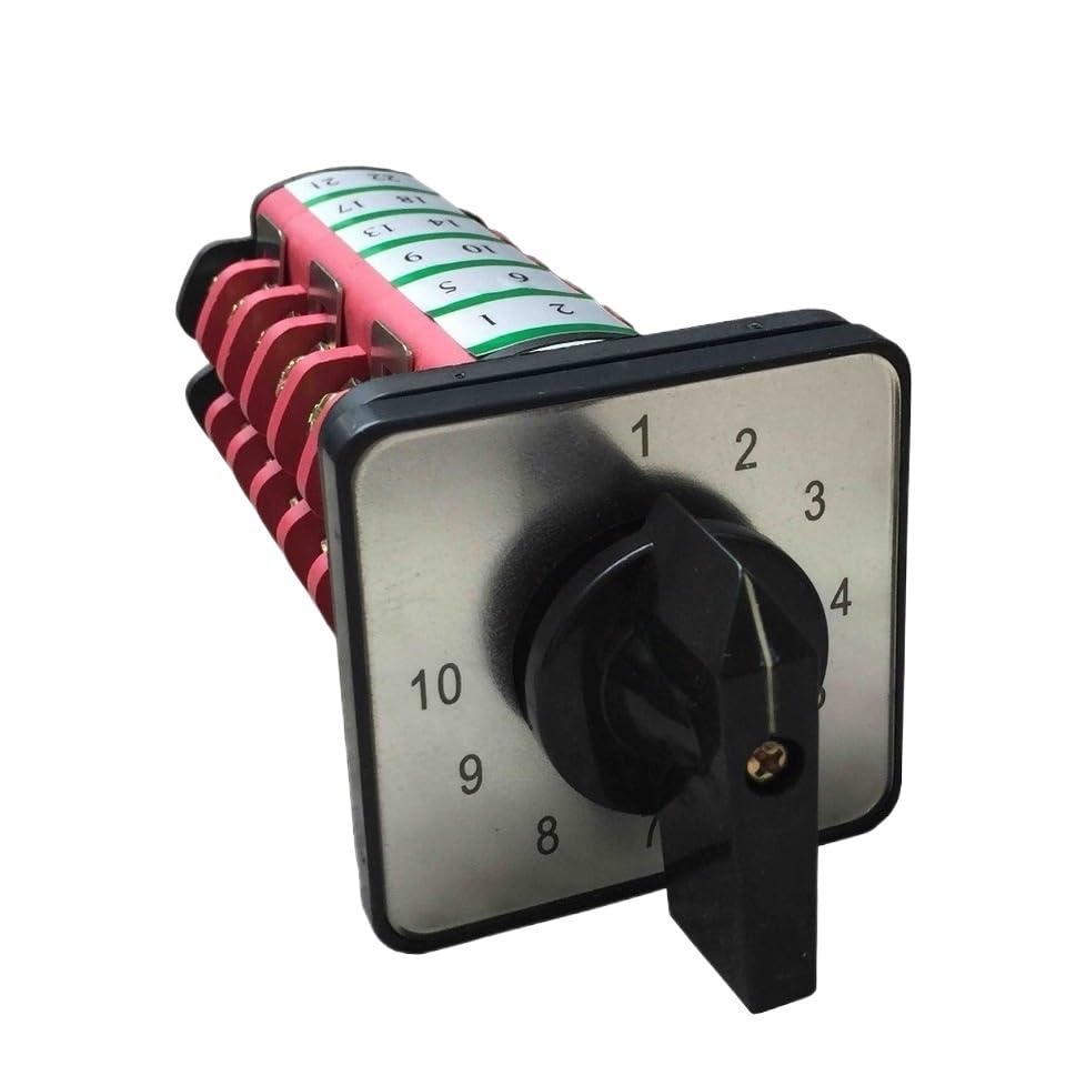Interruptor de leva rotativo de diez posiciones, 6 polos, 40 A, selector de cambio, máquina de soldar Bx6