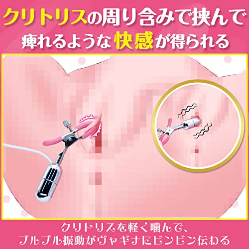 乳首 ローター クリトリス責め SM快感 性感帯開発【挟んで、震えて、重みで】 ニップルクリップ 男女兼用 リモコン 10振動パターン チクニー 乳首開発 大人のおもちゃ sm 乳首攻め アダルトグッズ - 画像3