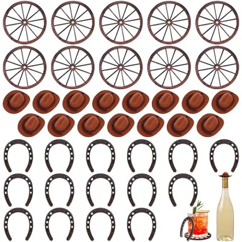 FIONUPI Mini Cowboy Party Decorations Set Cover