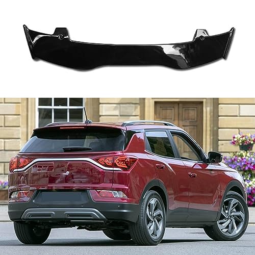 Aileron arrière pour SsangYong Korando 2019-2021 | Spoiler de toit noir mat