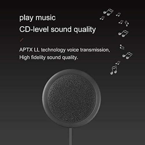 Miniatura 5 de Casco de motocicleta Auriculares Bluetooth, Bluetooth 5.0 Auriculares deportivos impermeables para motocicleta, auriculares inalámbricos para manos