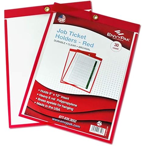 Job Ticket Holders - 9"x12" Cover
