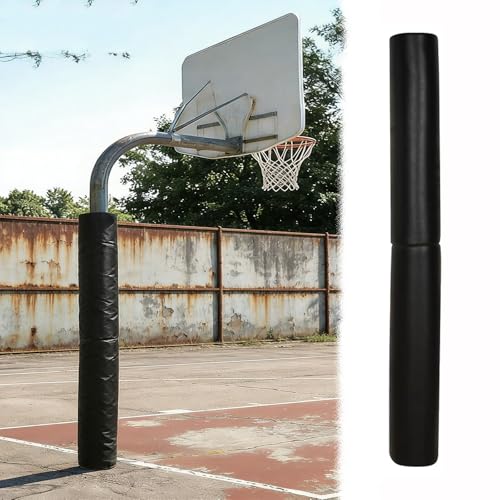 Basement Pole Padding,H 6.5Ft_Dia 3.5" Waterproof & UV-Resistant, All-Weather Protective Pads Wrap Around Pole with Self-Adhesive Installation, for Basketball Garage Playground Gym