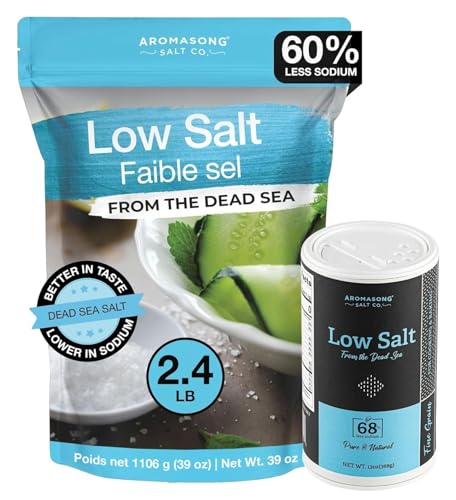 Sal marina baja en sodio gran fina 52 oz miniatura 1