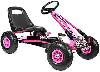 bopster - Pedal Go Kart with Inflatable Tyres 5-8 Years - Pink