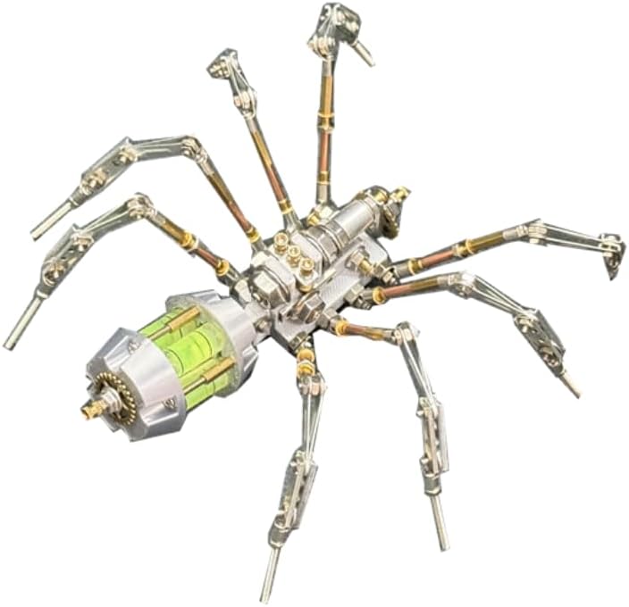 297PCS Bio-Venom Spider A 3D Metal Puzzles for Adults, 3D Insect Puzzle, DIY Relaxing Building Project & Office Desk Decor, Creative Art Gift (Bio-Venom Spider)