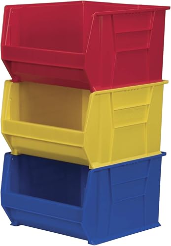 Miniatura 6 de Akro-Mils 30282 AkroBins - Contenedores de almacenamiento de plástico de gran tamaño, apilables que ahorran espacio para garaje, aula, organización