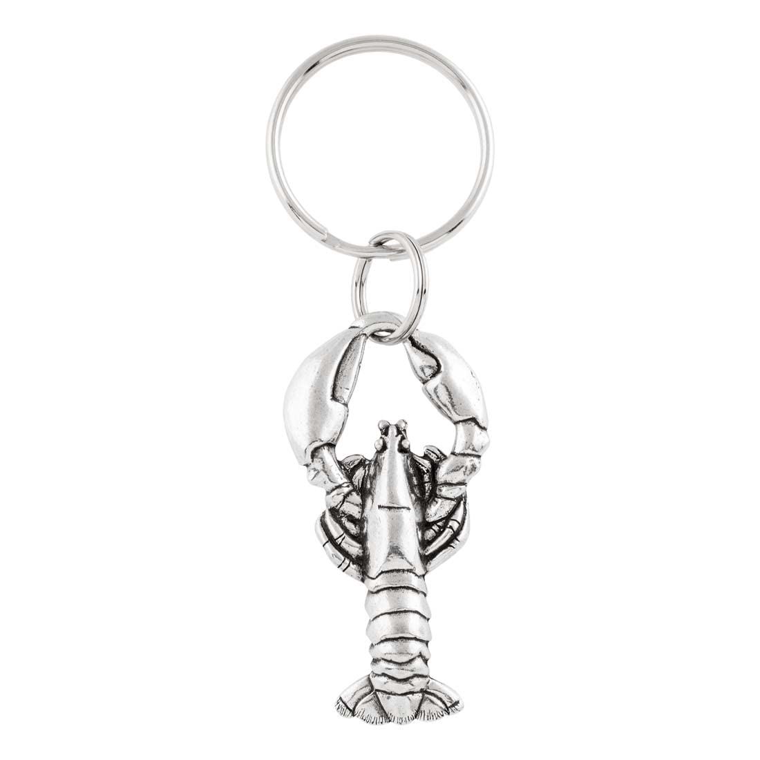 DANFORTHLobster Keyring - Pewter - 2 1/4 Inches - Handcrafted - Made in USA, Pewter