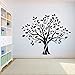 Baum Des Lebens Wurzelt Wand-Tätowierung, Großer Baum-Aufkleber, Inneneinrichtung-Vinylabziehbild-Wand-Aufkleber 68X57cm