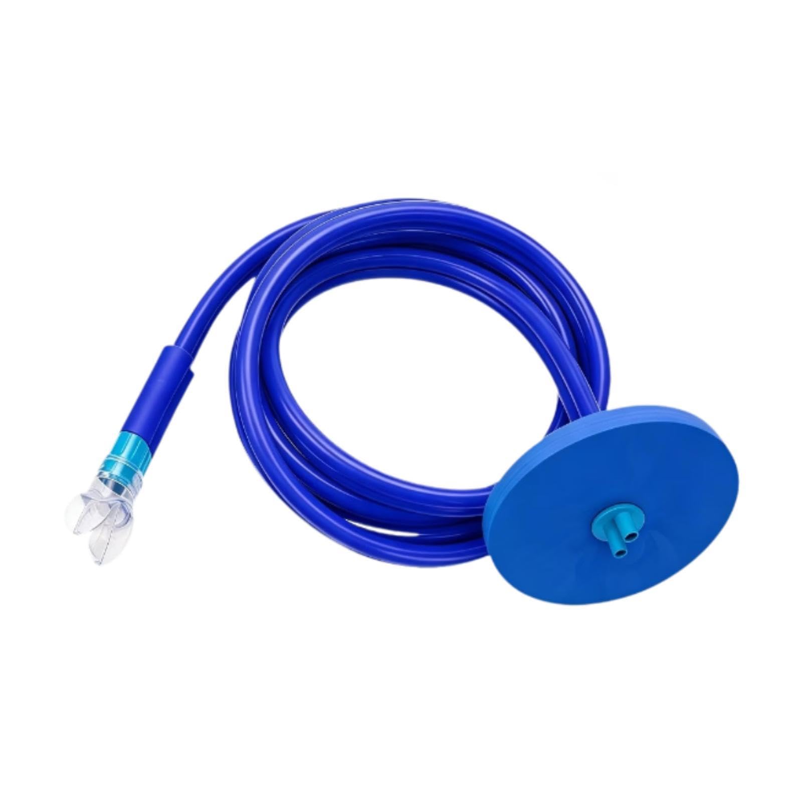 Okiyakusama Diving Snorkel Breathing Tube Ergonomic Construction Swimming Diving Breathing Gear Portable Foldable Soft Single Tube System, 300cm