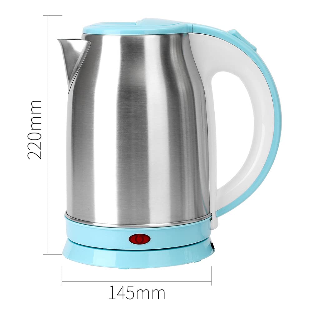 Bollitore elettrico, Bollitore bollente a pulsante, Bollitore silenzioso veloce da 2000W, Bollitore capacità 2L, Bollitore bollente riscaldamento del telaio-Coffee