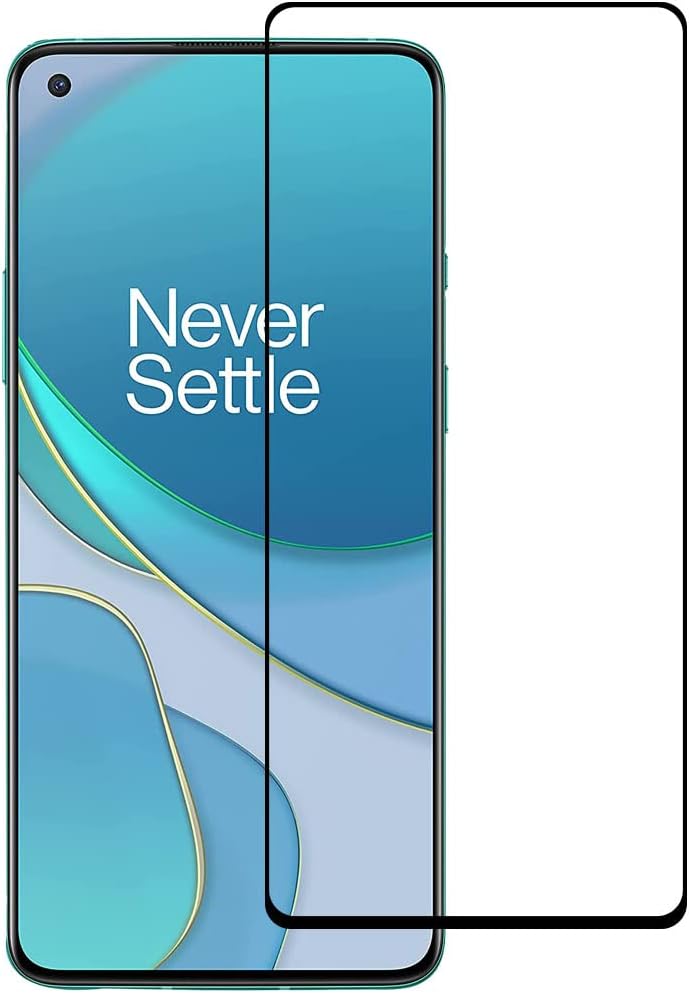 Al-HuTrusHi Screen Protector for Oneplus 8T Full Coverage HD Ultra-thin Anti-fingerprints Anti-scratch 9H Hardness Tempered Glass