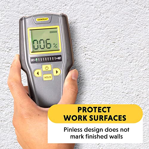 General Tools Digital Moisture Meter Mmd7Np - Humidity Sensor- Pinless And Non-Invasive #TOP1