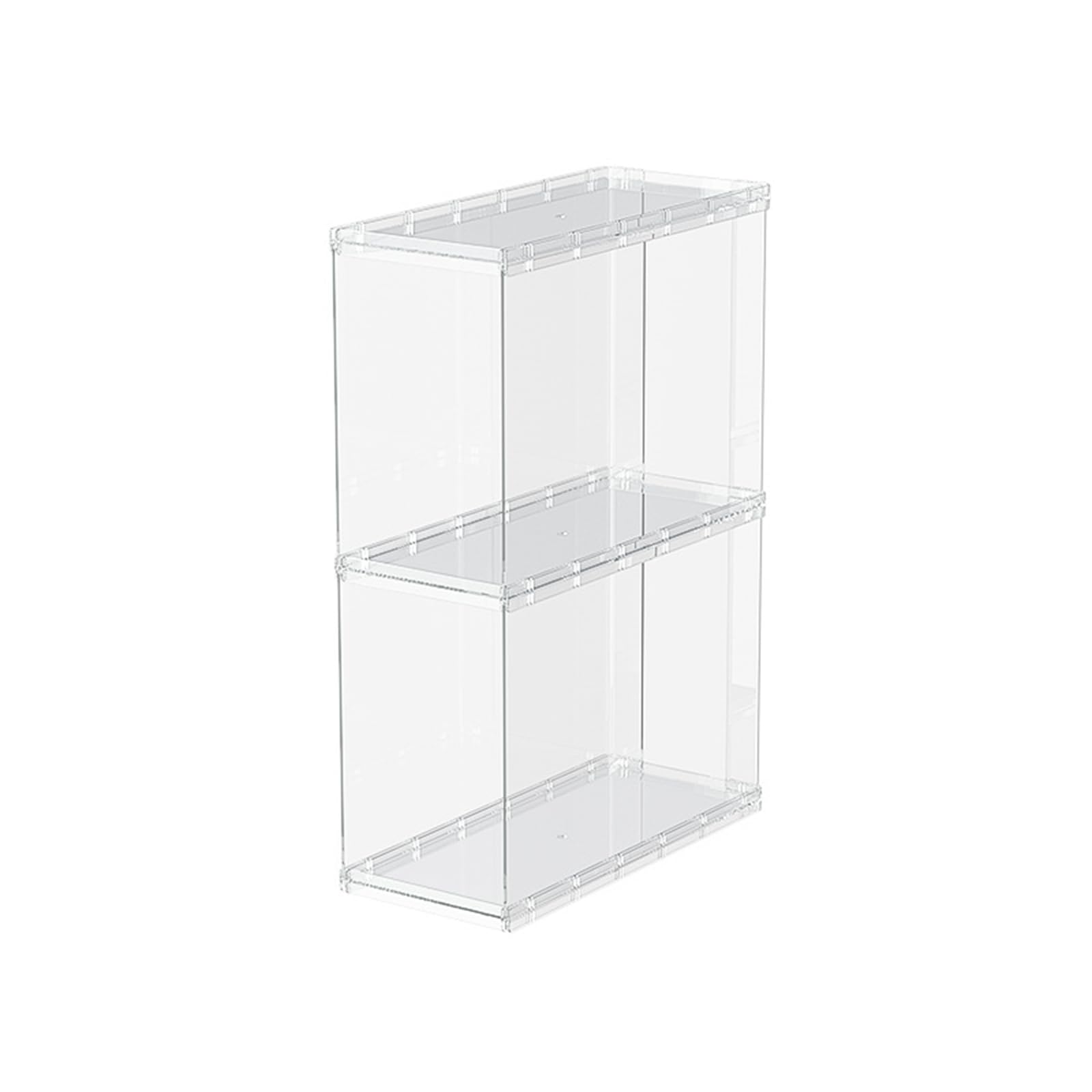 Piceioep Modulars Bag Storage Container Stackable Transparency Handbag Organiser Display Case Perfect for Small Living Spaces Clear Purse Display Case