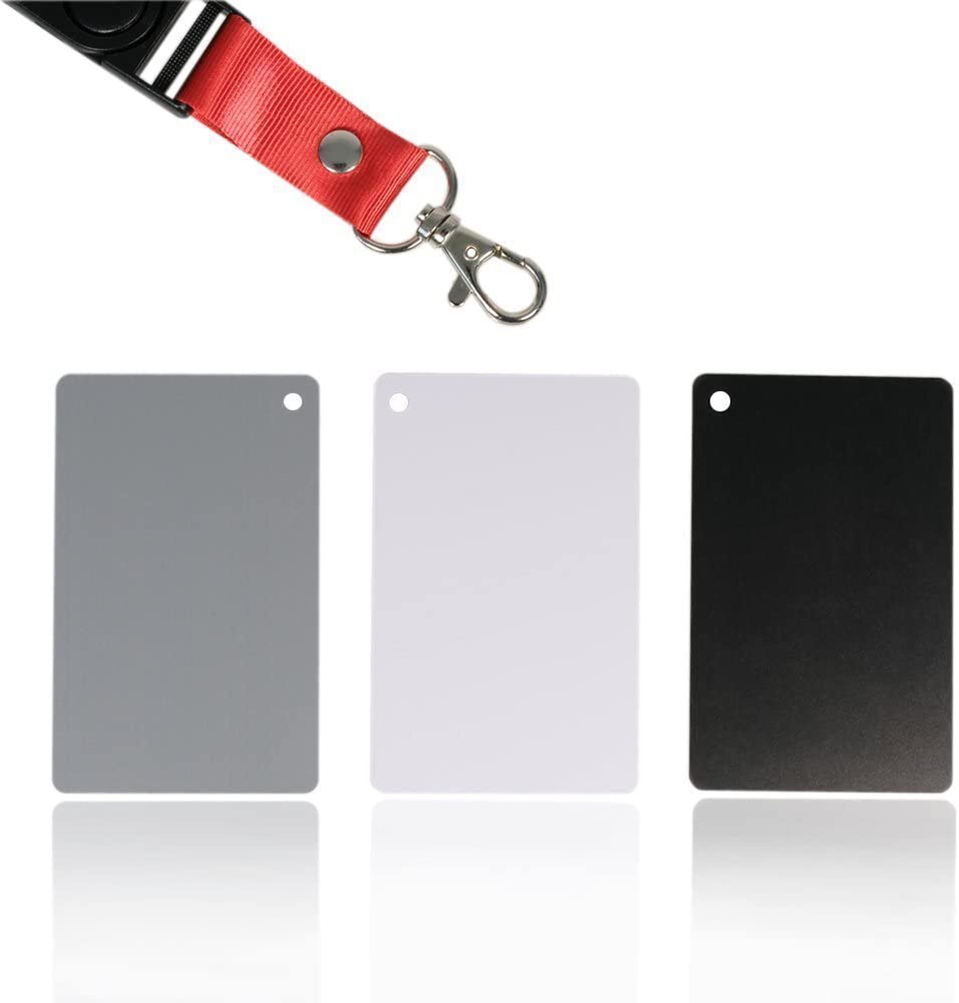 SMARTECH Tabella 18% Di Grigio Neutro - Bilanciamento Del Bianco - Formato Tascabile Per La Misurazione Dell'Esposizione Delle Fotocamere Reflex Digitali