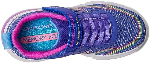 Skechers Kids Skech-AIR AIRMATIC-Rainbow Sneaker, Navy/Multi, 2 US Unisex Little Kid | Image 1