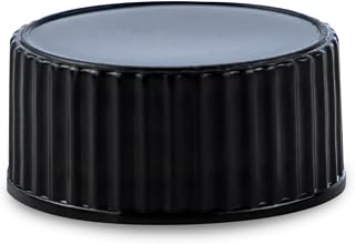 The Bottle Depot - 20-400 PP Cap With Polycone Liner - 300 Pack - Black - Wholesale - Fits 2oz