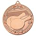 Lapal Dimension Medalla de Ping Pong, Medalla de Tri Star, Bronce, 2 Pulgadas, Paquete de 10