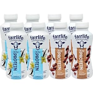 Niro Assortment | Fairlife Protein Shakes, Pack Of 8 – Chocolate Fairlife Shake And Fairlife Vanilla Protein Shake Variety, 11.5 Oz Each – Premium Fairlife Protein Shake With Beverage Sleeve