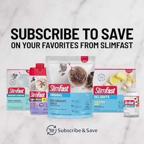 slimfast meal replacement shake original creamy milk chocolate 10g of ready to drink protein 11 fl oz bottle 4 count pack of 3 packaging may vary