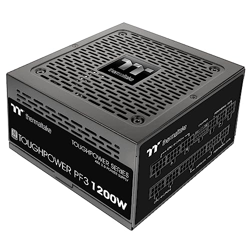 Image of Thermaltake Toughpower PF3 ATX 3.0 1200W 80+ Platinum Full Modular SLI /Crossfire Ready Power Supply; PCIe 5.0 12VHPWR Connector Included; 10 Year Warranty; PS-TPD-1200FNFAPU-L