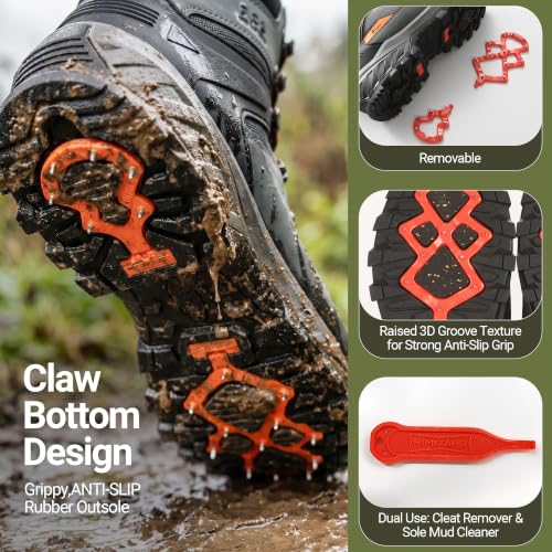 Image of 8 Fans Wading Boots with Terrain Grip Outsole, Lightweight Wading Shoes,Fishing Boot