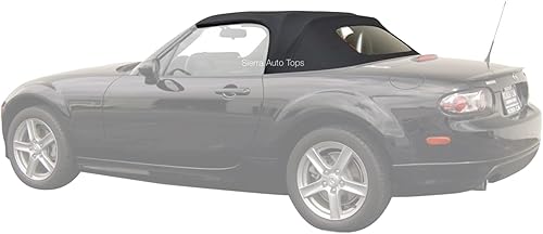 Miniatura 2 de Sierra Auto Tops Convertible Top Reemplazo para Mazda Miata MX5 2006-2015, vinilo Cabrio, negro