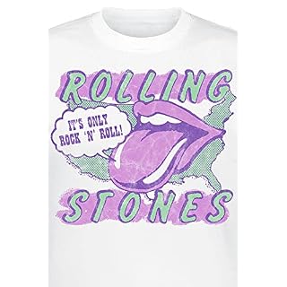 The Rolling Stones It's Only Rock N Roll Homme T-Shirt Manches Courtes Blanc Regular/Coupe Standard – Image 2
