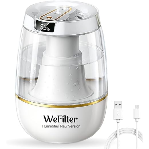 WeFilter Humidifier for Room Moisture 3L Cool Mist Ultrasoni