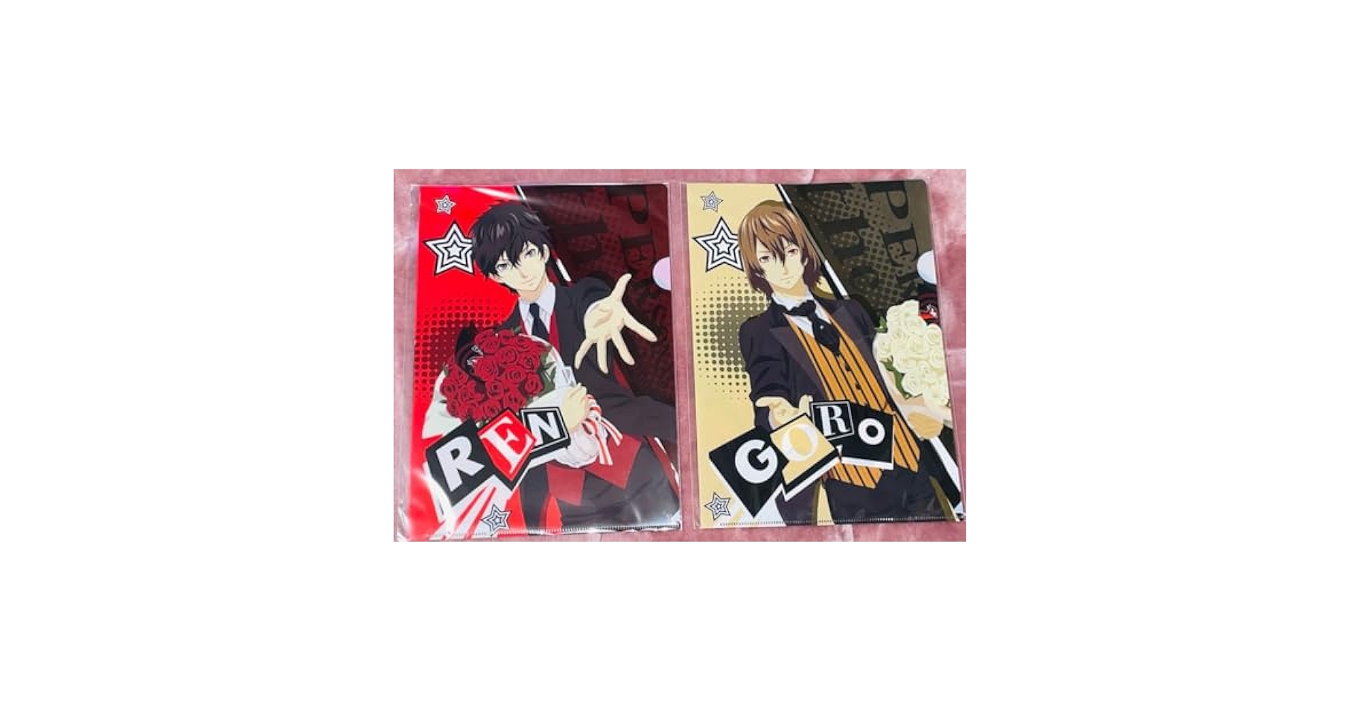 Amazon.co.jp: ペルソナ5 クリアファイル 雨宮蓮 明智吾郎 : ホビー