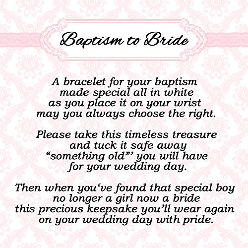 Cherished Moments 8-Year Old Baptism to Bride Sterling Silver Bracelet for LDS Girls Baptism Day3