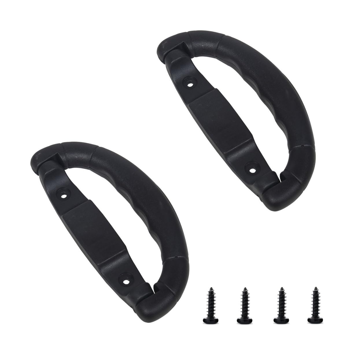 CCeCCe 2 Pack Luggage Handle Replacement Pulls 6.3 inch Folding Grip Side Holder for Suitcase Travel Case Bag Speaker Trunk Chest Cardboard Briefcase Wooden Box