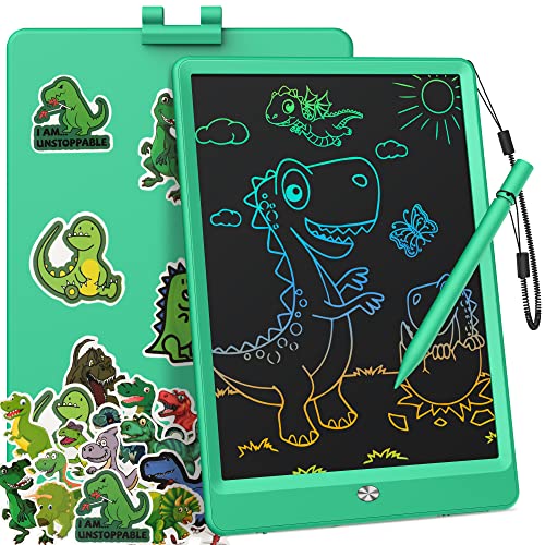 Flueston Lcd Writing Tablet, 10 Inch Colorful Toddler Doodle Board Drawing Tablet, Erasable Reusable Electronic Drawing Pads, Educational And Learning Toy For 3-6 Years Old Boy And Girls #TOP13