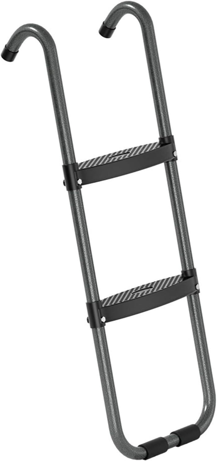 LXUKYG Escalera Mecánica De Trampolín Universal for Exteriores De 2 Pasos Con Escalones Anchos Antideslizantes, Escalera De Acero Resistente Al Óxido para accesorios de cama elástica redonda ( Color :