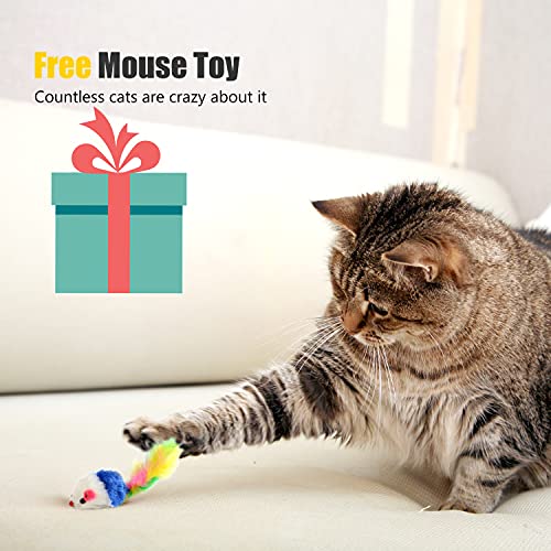 Cat Teaser Wand Rechargeable Interactive Toy for Cats and Dogs 7 in 1 Function Endless Fun