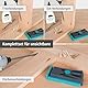 wolfcraft Undercover Jig Set Torx – 4642100 - Versteckte Holzverbindungen für Möbelbau und Holzbearbeitung, Bohrschablone inkl. Zubehör im Koffer - Taschenlochbohrungen