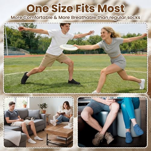 Image of Mepase 6 Pairs Flax Linen Ankle Socks for Women Men 88% Organic Thin Breathable Mesh Low Cut Quick Dry Moisture Wicking Socks