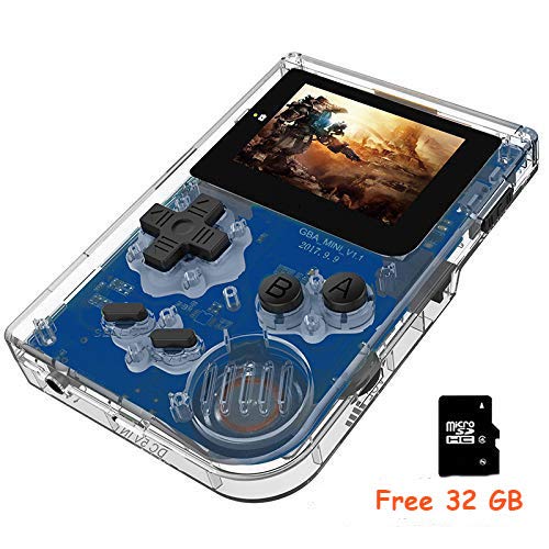 Anbernic Handheld Games Consoles , Retro TV Game Console Video Game Console Player 2.0 Inch Game Console with 1169 GBA System Classic Games for Kids Gift (White)
