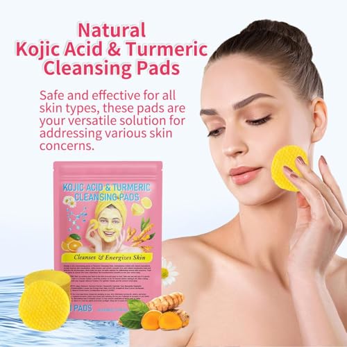Absorbeauty Turmeric Kojic Acid Pads, Kojic Acid and Turmeric Cleansing Pads, Turmeric Kojic Acid Cl