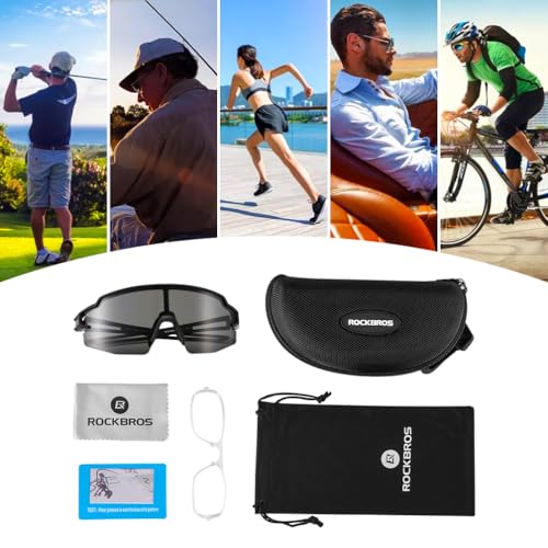 Image of ROCKBROS Polarized Sunglasses for Men Women UV Protection Cycling Sunglasses Sport Glasses