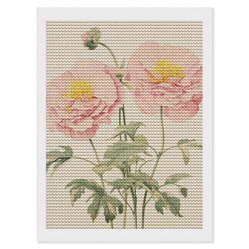 Kits d'art diamant fleurs idée cadeau originale pour amateurs de loisirs créatifs
