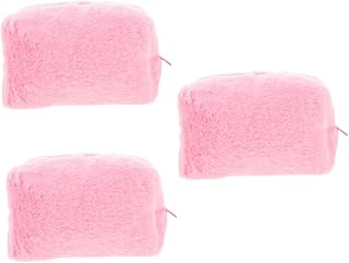 balacoo Bolsa de cosméticos de felpa de 3 pie...