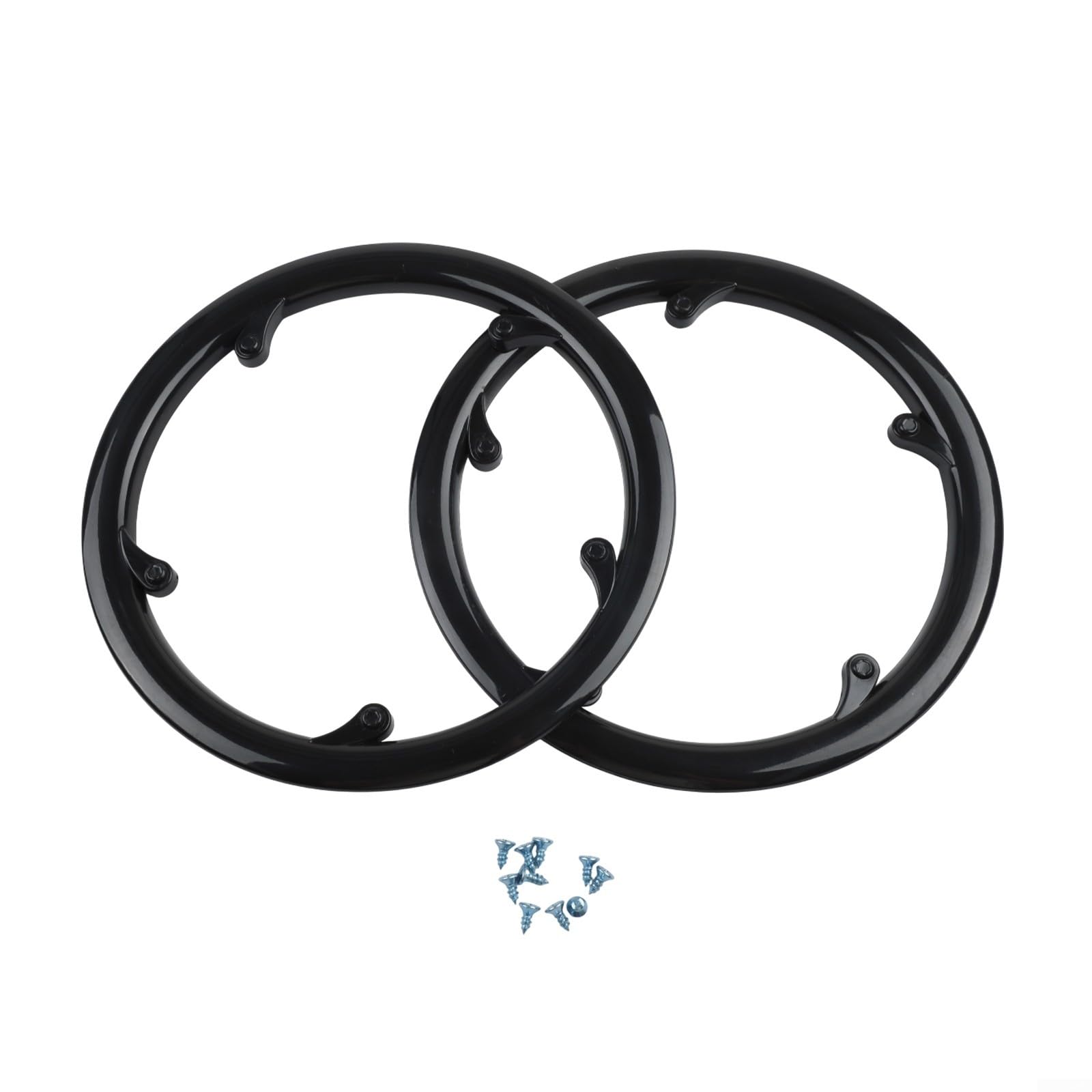 Gdfnmogo Protector de cadena 48T, protector de bielas de plástico duradero para platos de 4/5 agujeros 46-48T, compatible con bicicletas de montaña, bicicletas plegables (48T)