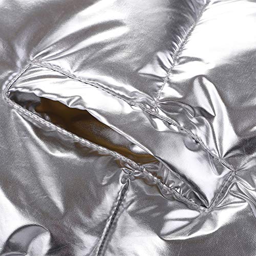 Boys Clothes Shining Color Warm Zipper Winter Coat4