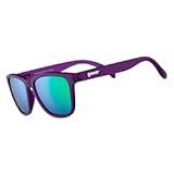Gardening with a Kraken Polarized Sunglasses, Medium Sized (OG), Dark Purple Translucent Lens with Light Green Mirrored Reflective Lens, UV400 Protection, No Slip, No Bounce